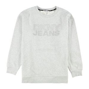 DKNY Womens Plus Size Embellished Logo Sweatshirt, SAM